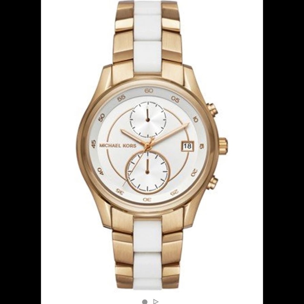 Michael Kors Briar Goldtone Multifunction Watch